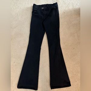 Flare J Brand black jeans